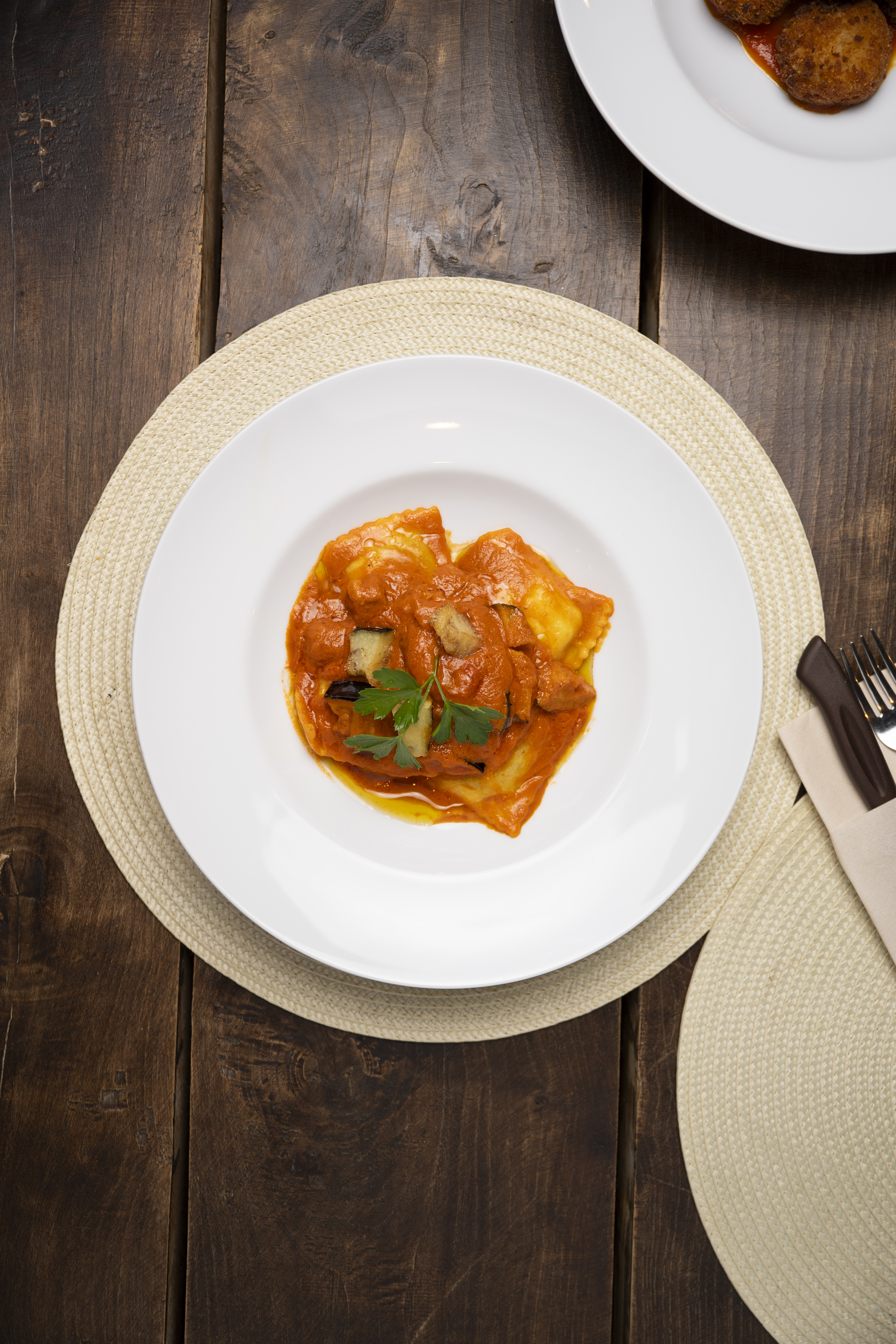 Ravioli di melanzane